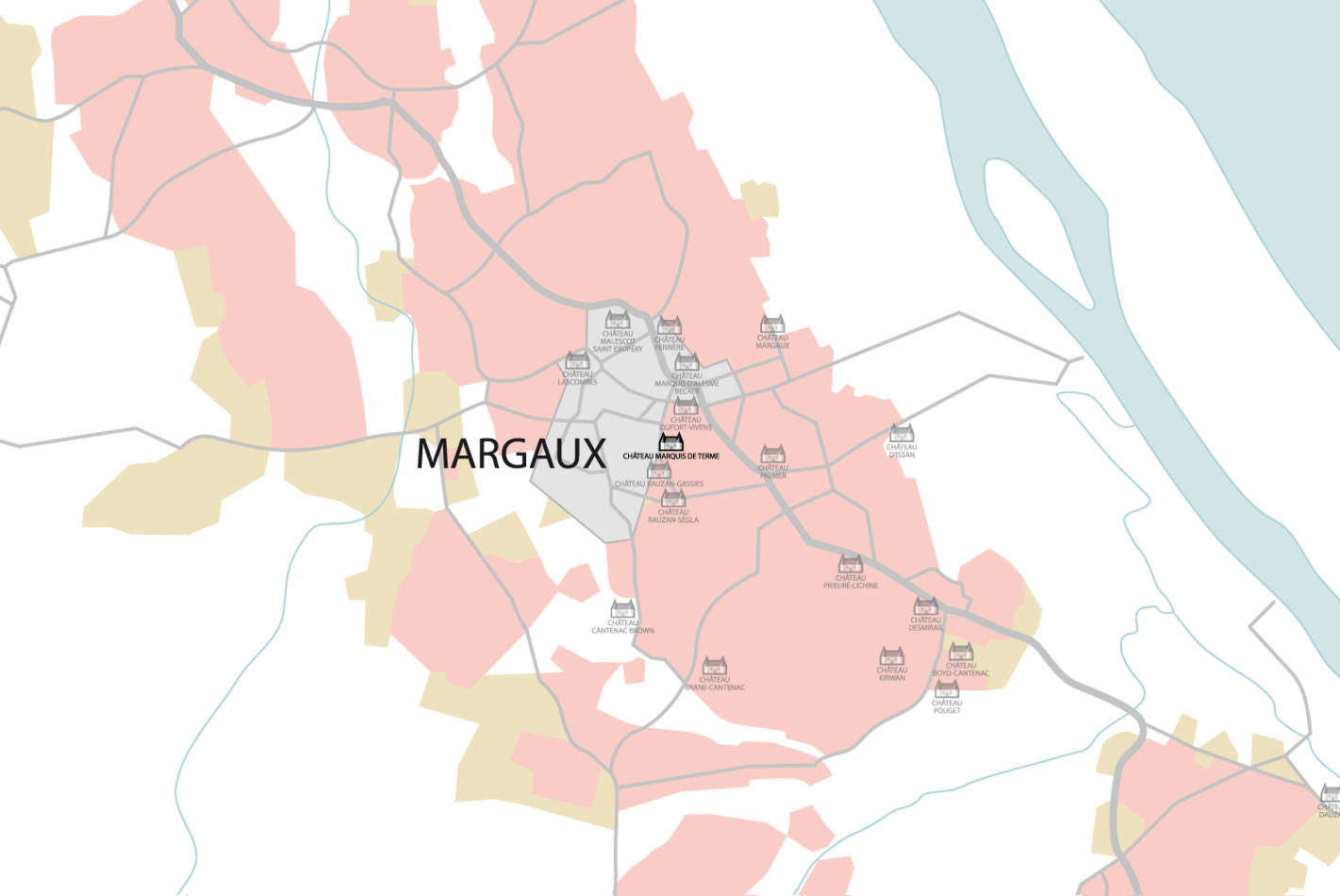 Carte Château Marquis de Terme